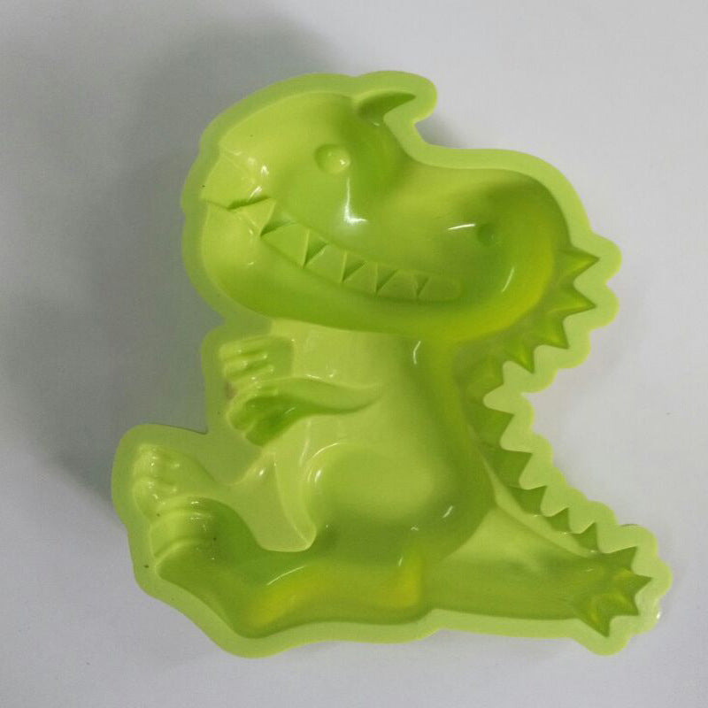 Dinosaur Silicone Candy Mold Wilton 15 Cavities Blue T-Rex Stegosaurus