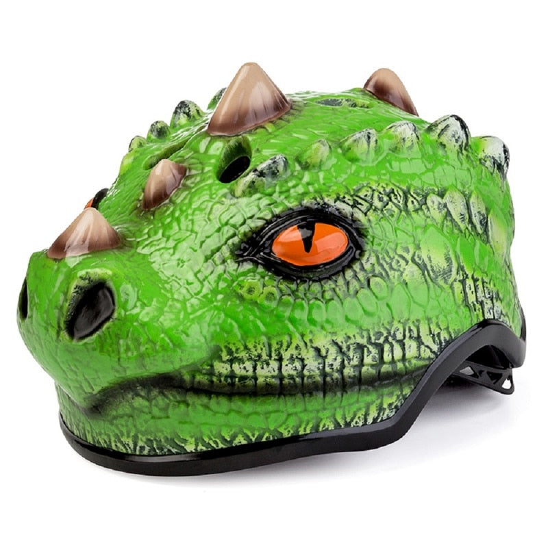 Ultralight Kids Bicycle Sport Safety Protective Spiked Dinosaur Helmet 3 Color Options