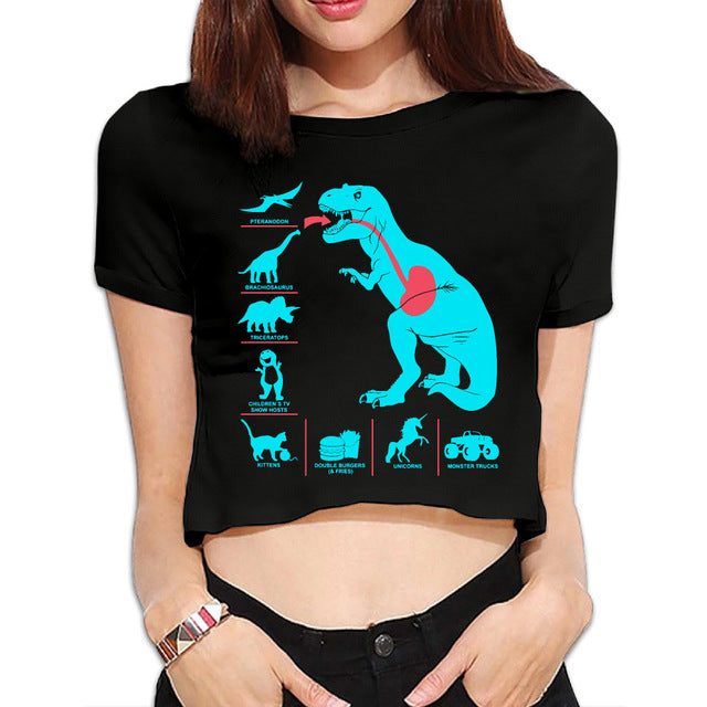 Dinosaur clearance crop hoodie