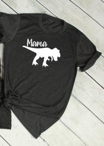 Daddy  Mama Dinosaur Couples T-Shirt