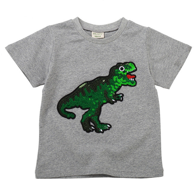 dinosaur sequin t shirt