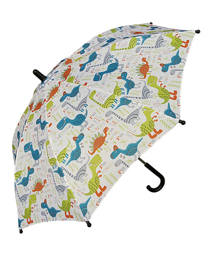 White & Green Dinosaur 'ROARRRR' Kids Umbrella