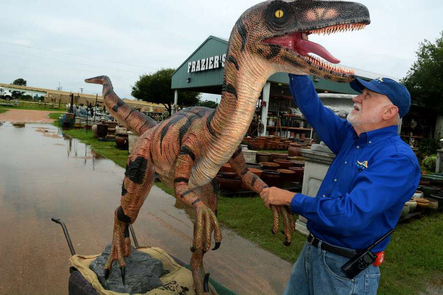 'Jurassic World' is a boon for one Texas business selling massive dinosaur ornaments