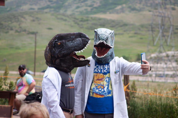 Dinosaur Ridge hosts dinosaurs at Brontos & Brews Festival: This is our kind of party!