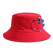 Cotton Reversible Dinosaur Baby Bucket Hat 4 Color Options