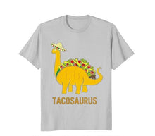 Cotton Tacosaurus Dinosaur T-shirt 9 color Options