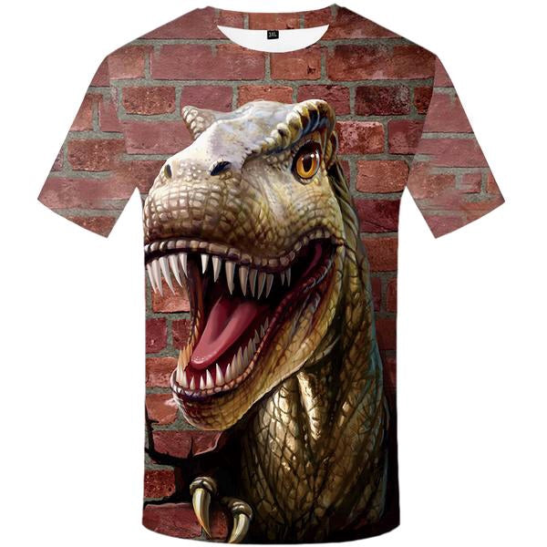 T-Rex Hits a brick Wall T-Shirt