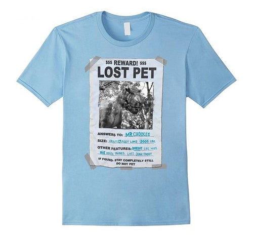 Lost Pet Mr Cuddles T-Shirt Multiple Color OPtions