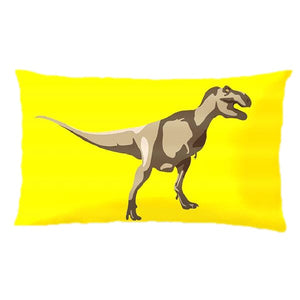 T-Rex Dinosaur Throw Pillow Bed Case Decorative Cushion Cover Or Pillowcase Multiple Sizes