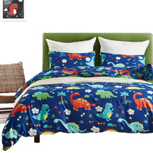 Dinosaurs On Vacation Duvet Cover Set