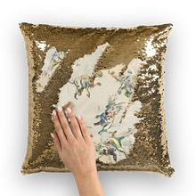 Jurassic Blossom ﻿Sequin Cushion Cover Or Pillow Set
