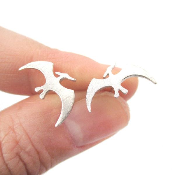 There's No Such Thing As A Pterodactyl Stud Earrings *FREE ITEM