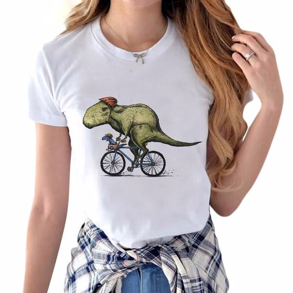 Little Bike Big Dino T-shirt