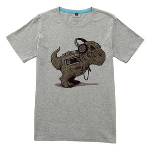Cotton Old School Jam T-Rex T-Shirt Multiple Color Options