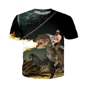 In Russia Putin Trades Bear for Fire Breathing DRagon Three Options  3D Print T-shirt Hoodie or Sweatshirt