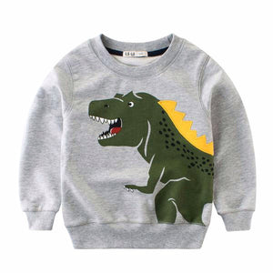 Good Spike Day T-Rex Cotton Sweatshirt