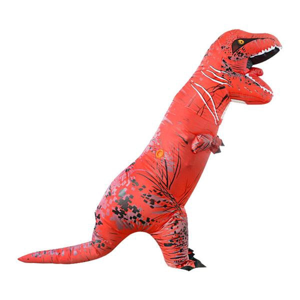 Red Adult Inflatable T-Rex Dinosaur Cosplay Halloween Costume