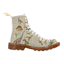 Jurassic Bloom Women's Lace Up Canvas Boots