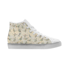 Jurassic Blossom High Top LED Light Up Canvas Women's Shoes