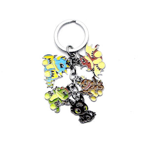 How to Train Your Dragon Silver Plated Charm Key chain
