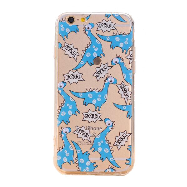 Bue Dino Cover Case for iPhone 7 6 6S Plus 5 5S 5SE 4 4S