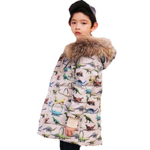 So Meta Down Faux Fur Winter Dinosaur Parka Hooded Jacket 4 Color Options