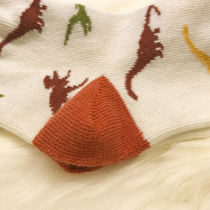 Kids Dinosaur Squad Cotton Socks