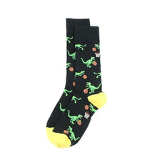 Play With Your Food Dinosaur Combed Cotton Crew Socks