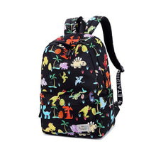 Pretty in Jurassic Dinosaur Water Resistant Backpack Set Bag 3 Options