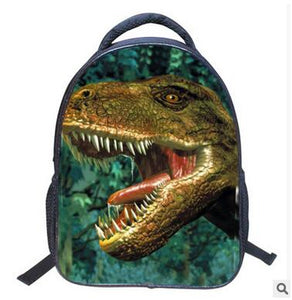 Jurassic Playground Dinosaur School Bag Backpack 4 Dinosaur Print Options