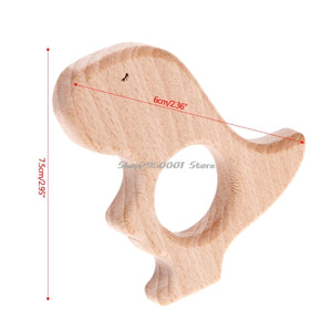 Natural Wooden Baby Teether