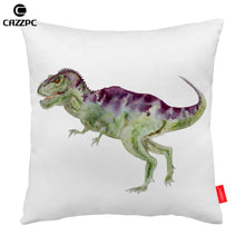 Watercolor Print Dinosaur Decorative Throw Pillow Case Cover