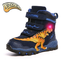 Light Up T-Rex Eye 3D High Top Sneaker Cold Weather Boots
