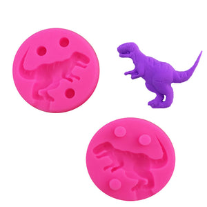 3D  Dinosaur Fondant Silicone Mold