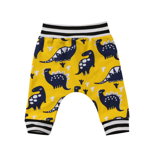 Kids Baby Boys Dinosaur Printed Harem Pants