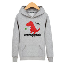 Unstoppable Red Dinosaur Hoodie