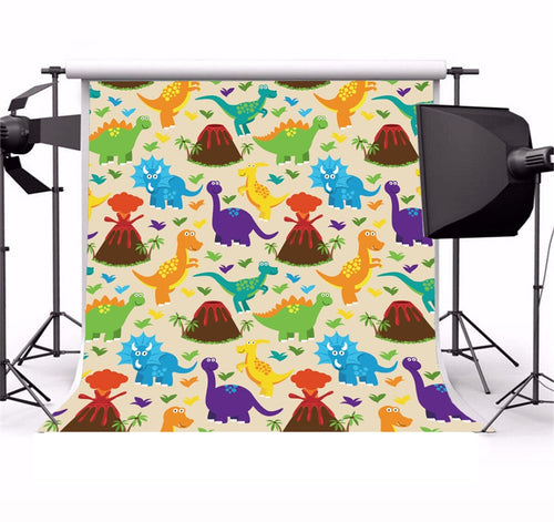 Baby Dinosaur Vinyl Dinosaur Photography Backdrops