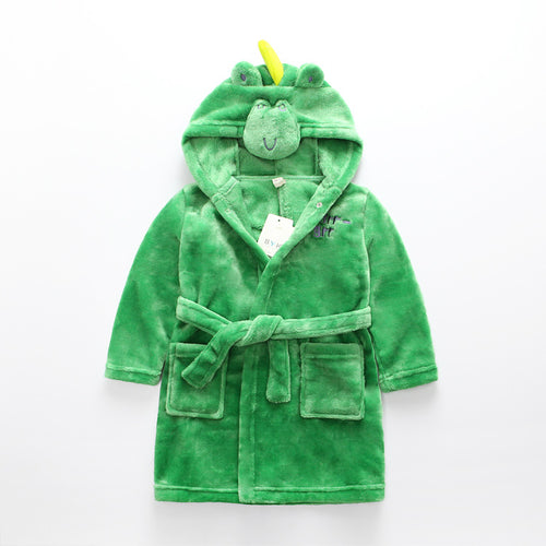 Children's Dino Bath Robe