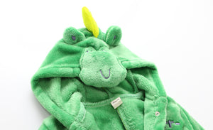 Children's Dino Bath Robe