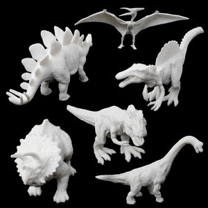 DIY Paint By Number Dinosaur Model 6 Dinosaurs To Choose From