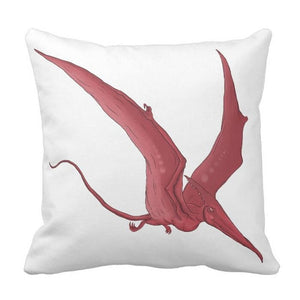 Pterodactyl  Dinosaur Throw Pillow Cover