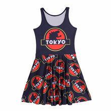 Tokyo Godzilla Skater Dress