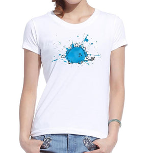 Watercolour Splat Stegosaurus T-shirt