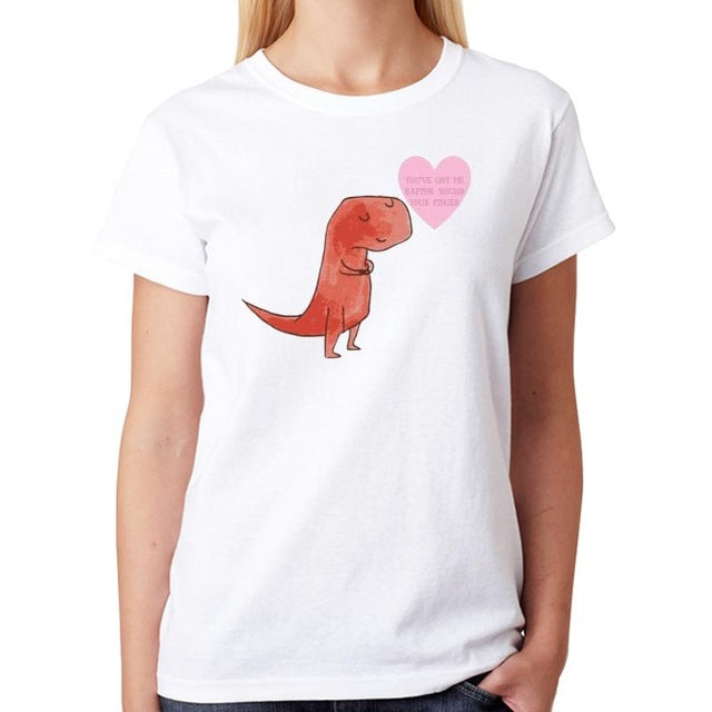 “You’ve Got Me Raptor Around Your Finger “ Dinosaur T-Shirt