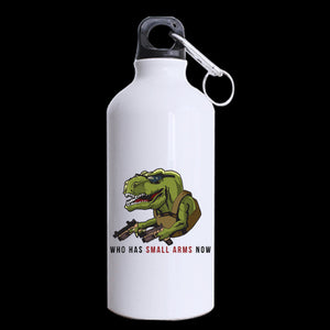 Right To Bare Arms Dinosaur Aluminum Sports Water Travel Bottle