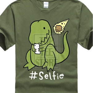 Hashtag Don't Be Narcissosaurus Can T-Rex Even Take An End Of The World #Selfie