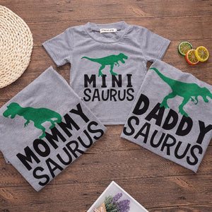 Family  Daddysaurus  Mommysaurus  MiniSaurus T-Shirt