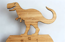 Wood T-Rex Wall Clock