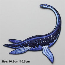 Plesiosaur Embroidered DIY Iron On Patch Applique