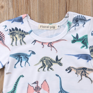 Ruffled Dinosaur T-Shirt